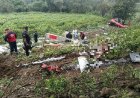 Se desploma helicóptero cerca de la carretera Amecameca-Cuautla; mueren dos personas