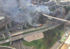 Explosión de pipa de gas en calzada Zaragoza deja casi 60 personas heridas