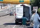 Ciclista muere atropellado en la autopista México-Puebla; conductor huyó del lugar