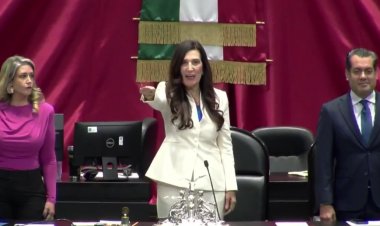 Nombran a la panista Kenia López como presidenta de la Cámara de Diputados
