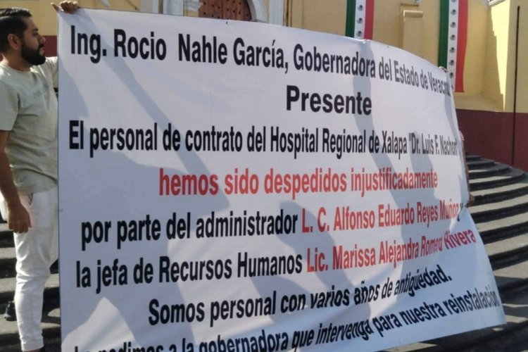 Hospital Regional “Luis F. Nachón” de Xalapa despidió a personal sin justificación ni liquidación