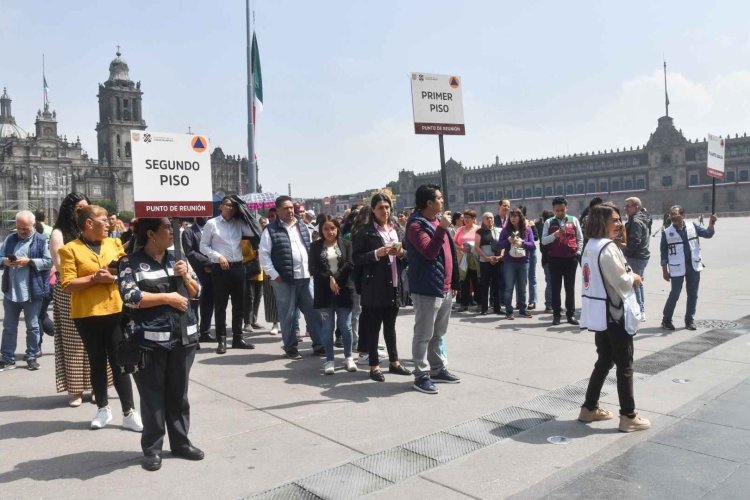 Así se vivió el Segundo Simulacro Nacional 2025 en la capital mexicana