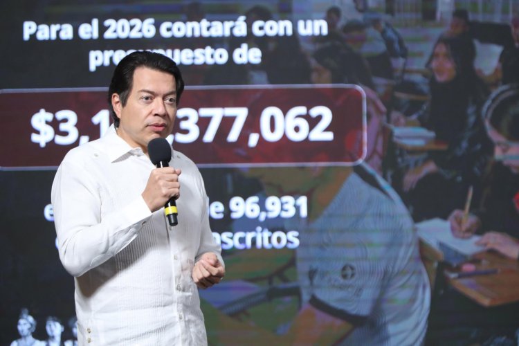 Anuncian incremento en educación, recibirá 28 mil 477 millones de pesos del PPEF 2026