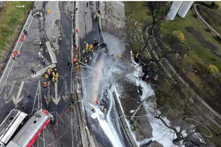 Tras explosión de pipa en La Concordia, autoridades buscan control de transporte de carga