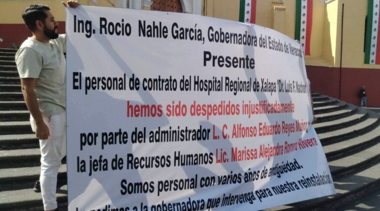 Hospital Regional “Luis F. Nachón” de Xalapa despidió a personal sin justificación ni liquidación