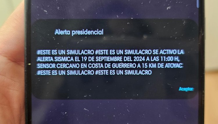 Más de 80 millones de teléfonos recibirán alerta sísmica durante Simulacro Nacional 2025