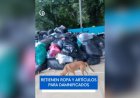 Acaparan ayuda a damnificados