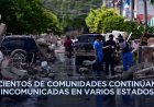 Van 79 muertos y 19 desaparecidos por lluvias en el centro y oriente del país