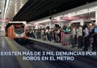 La mitad de robos a transporte público de CDMX ocurren en el Metro