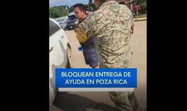 Frenan entregar de ayuda a damnificados  en Poza Rica