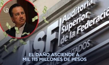 Último año de Cuitláhuac García, se detectó un daño patrimonial por más de mil millones de pesos: ASF