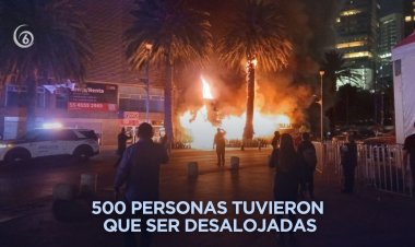 Controlan incendio en restaurante “La Soldadera” cerca del Monumento a la Revolución