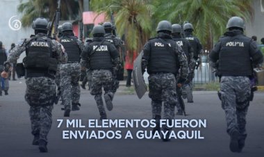 Gobierno de Ecuador moviliza a más policías y militares ante crisis de seguridad