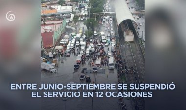Línea A del Metro la más afectada durante temporada de lluvias 2025