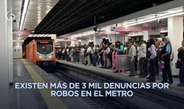 La mitad de robos a transporte público de CDMX ocurren en el Metro