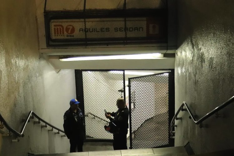 Muere mujer tras ser golpeada por el tren en el Metro Aquiles Serdán