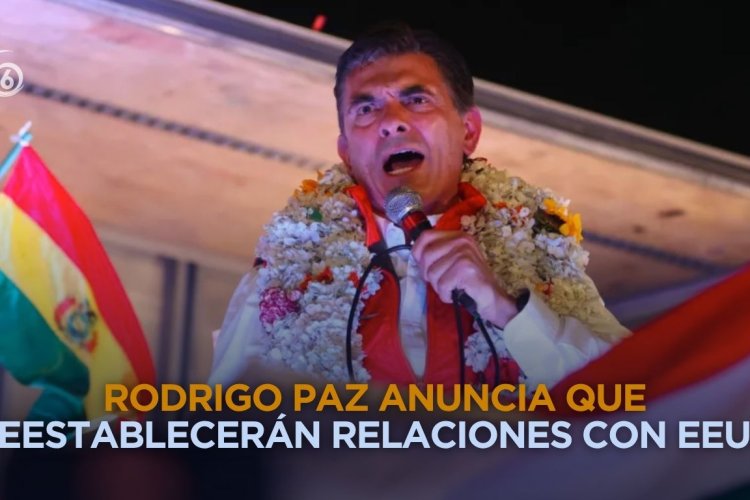 Presidente electo de Bolivia anuncia que restablecerá relaciones con EEUU