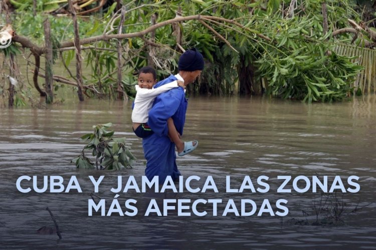 Hay 700 mil menores afectados por huracán Melissa en el Caribe: UNICEF