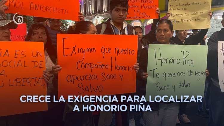 Antorcha prepara mega-protestas ante el rapto de Honorio Piña