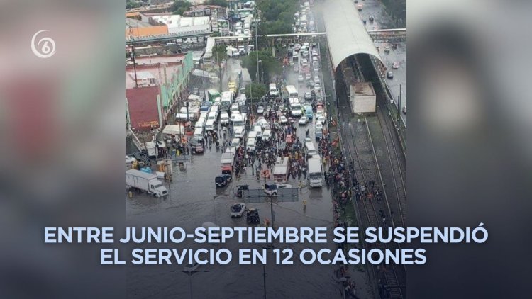 Línea A del Metro la más afectada durante temporada de lluvias 2025