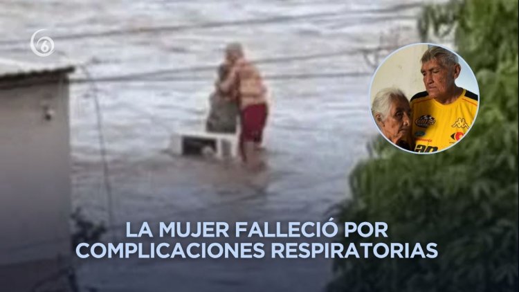 Muere doña Elodia, mujer que se hizo viral en redes por sobrevivir a inundación junto a su esposo en Poza Rica