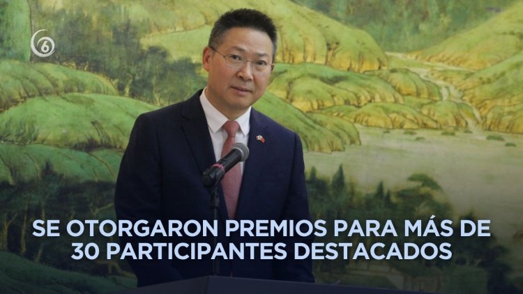 Embajada de China reconoce trabajo de Canal 6 TV en concurso de intercambio cultural