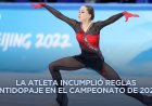 Quitan oro a la patinadora rusa Kamila Valieva