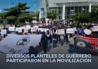 Marcha de normalistas en Chilpancingo logra diálogo con el titular de la SEG