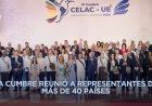 Culmina cumbre Celac-UE sin condena a despliegue de EEUU