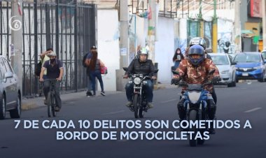 Crecen robos y accidentes en el Edomex por uso de motocicleta
