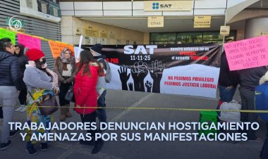 Empleados del SAT retoman bloqueos y paro de labores