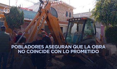 Vecinos de Ixtapaluca suspenden obra y exigen presencia de autoridades municipales