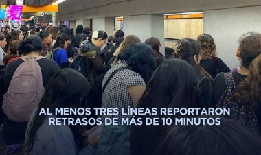 Mañana caótica por retrasos y fallas en el Metro de la CDMX