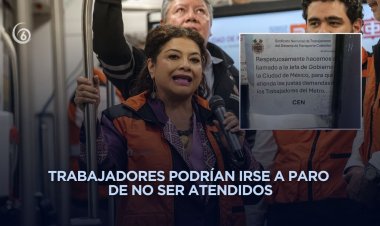 Sindicato del Metro denuncia desatención de Clara Brugada con la base trabajadora