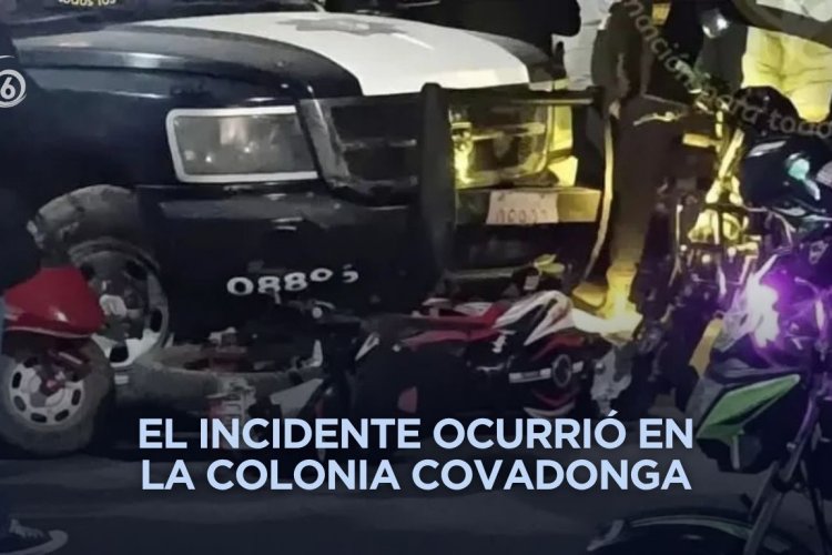 Policías estatales en presunto estado de ebriedad atropella a motociclista en Chalco