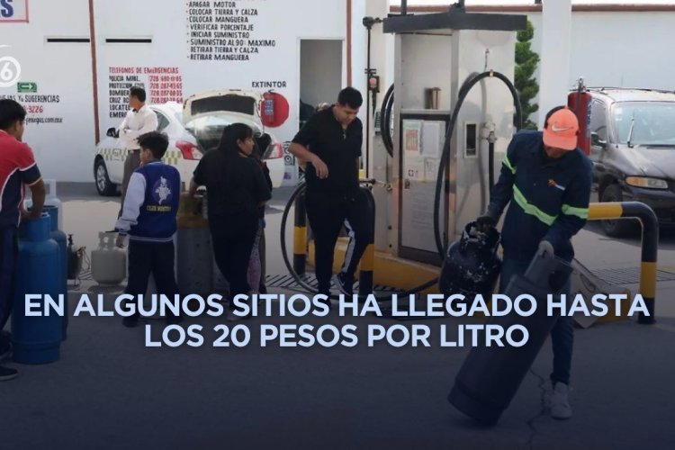 Escasez de gas LP provoca incremento de precio en municipios del Edomex