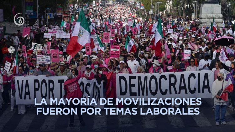 En el último año hubo más de mil 100 manifestaciones en el Centro Histórico de la CDMX