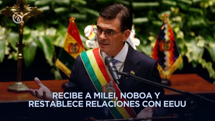 Rodrigo Paz asumió como nuevo presidente de Bolivia