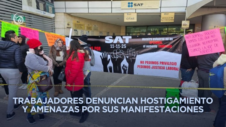 Empleados del SAT retoman bloqueos y paro de labores
