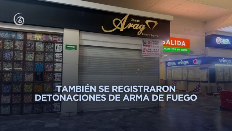 Sujetos armados roban joyería de Plaza San Jerónimo en la Álvaro Obregón