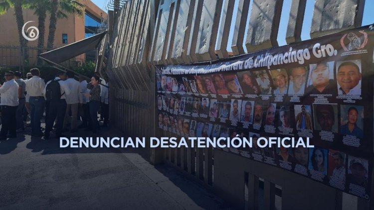 Protestan colectivos de desplazados y familiares de desaparecidos en Chilpancingo
