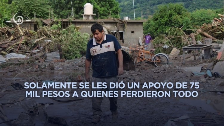 14 mil viviendas con pérdida total tras fuertes lluvias en zona norte de Veracruz