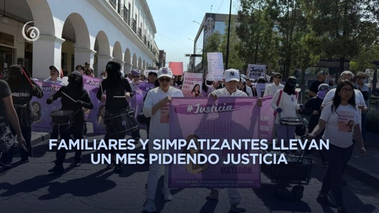 Marchan en Toluca para exigir justicia por Lili, joven atropellada por patrulla municipal