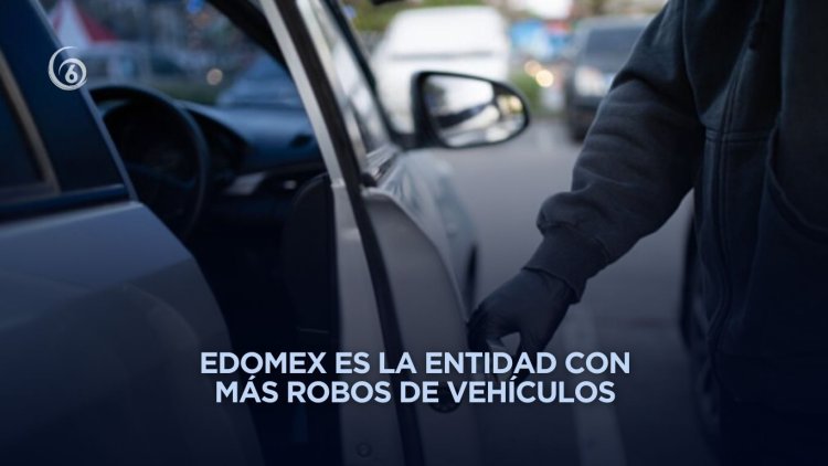 Van más de 97 mil vehículos robados en México durante 2025
