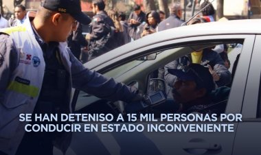 Implementan operativo de alcoholímetros en varios puntos de la CDMX