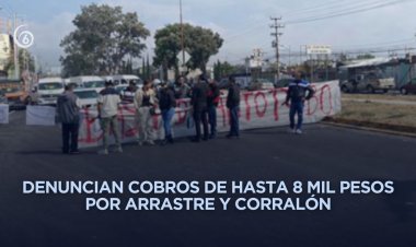 Transportistas bloquean la México-Texcoco por cobros excesivos de grúas