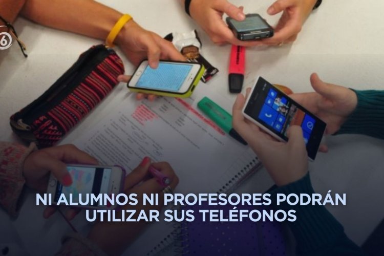 Por ley, Chile prohíbe uso de celulares en escuelas