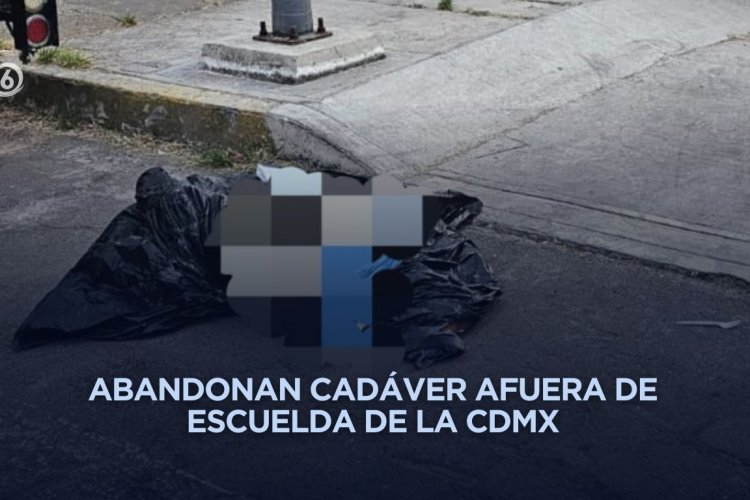 Hallan embolsado frente al Bachilleres #10 en la Venustiano Carranza