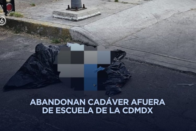 Hallan embolsado frente al Bachilleres #10 en la Venustiano Carranza