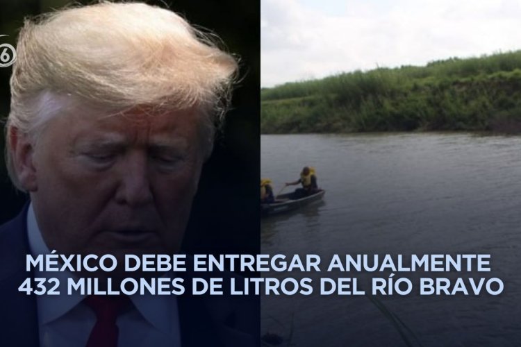 Trump amenaza con nuevo arancel si México no entrega aguas pactadas